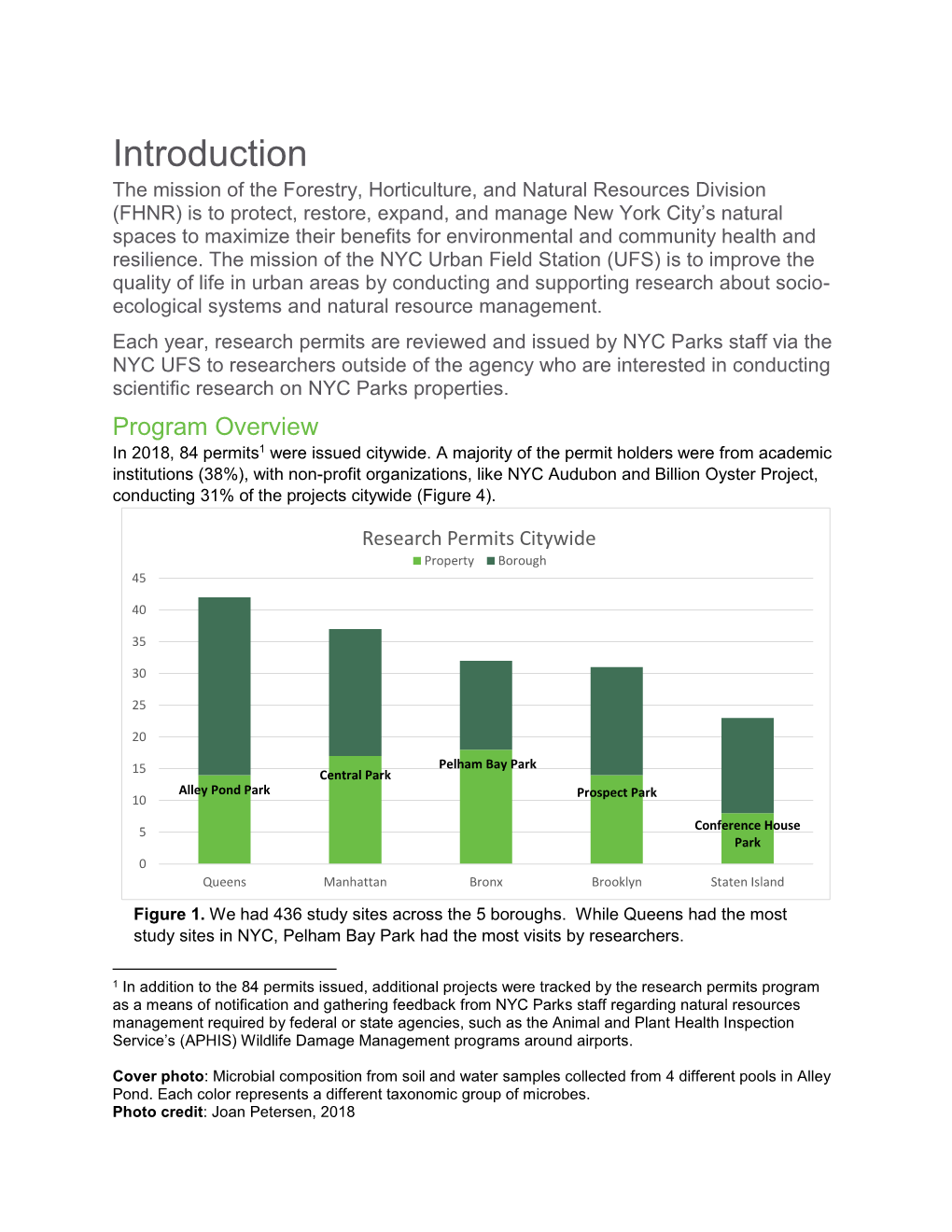 2018 NYC Parks Permits Report