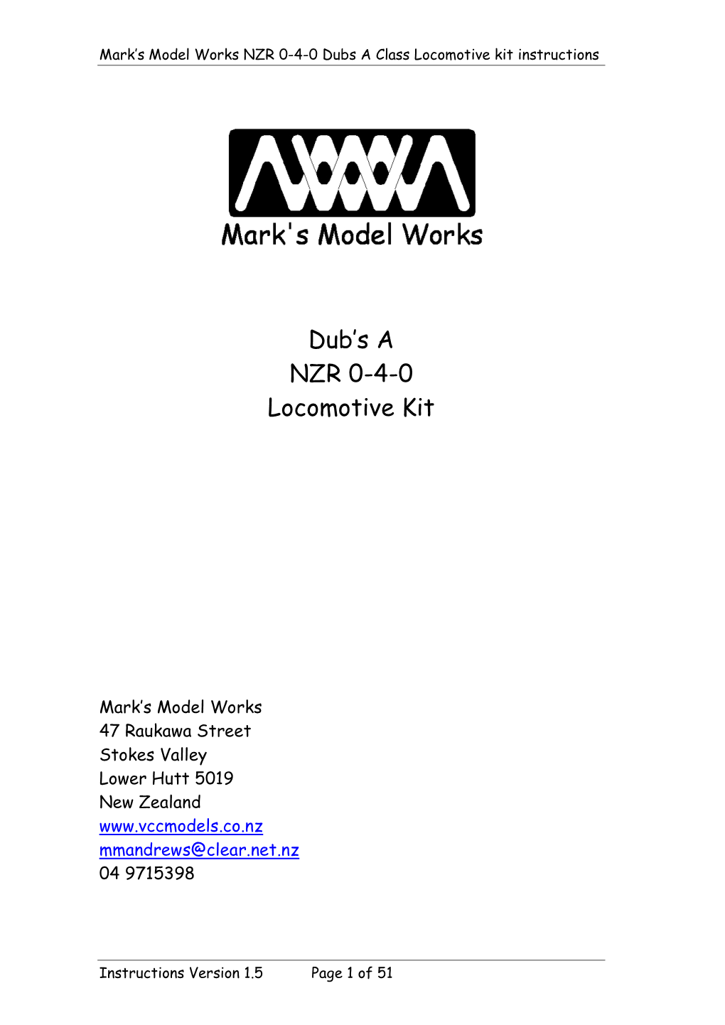 NZR-Dubs-A-Kit-Instructions