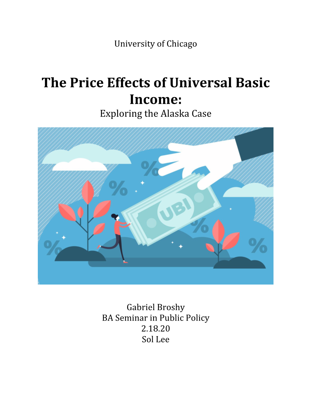 The Price Effects of Universal Basic Income: Exploring the Alaska Case