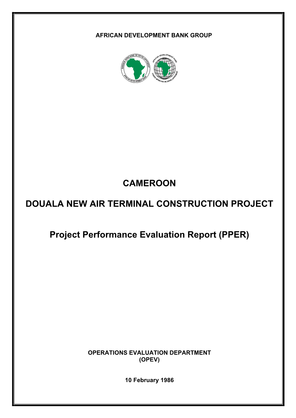Cameroon: Douala New Air Terminal Construction Project