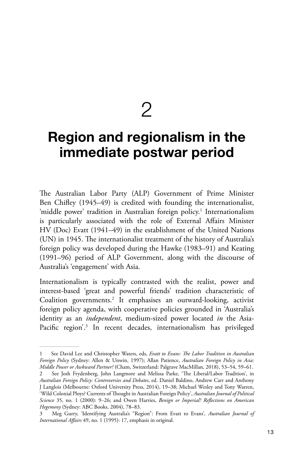 2. Region and Regionalism in the Immediate Postwar Period