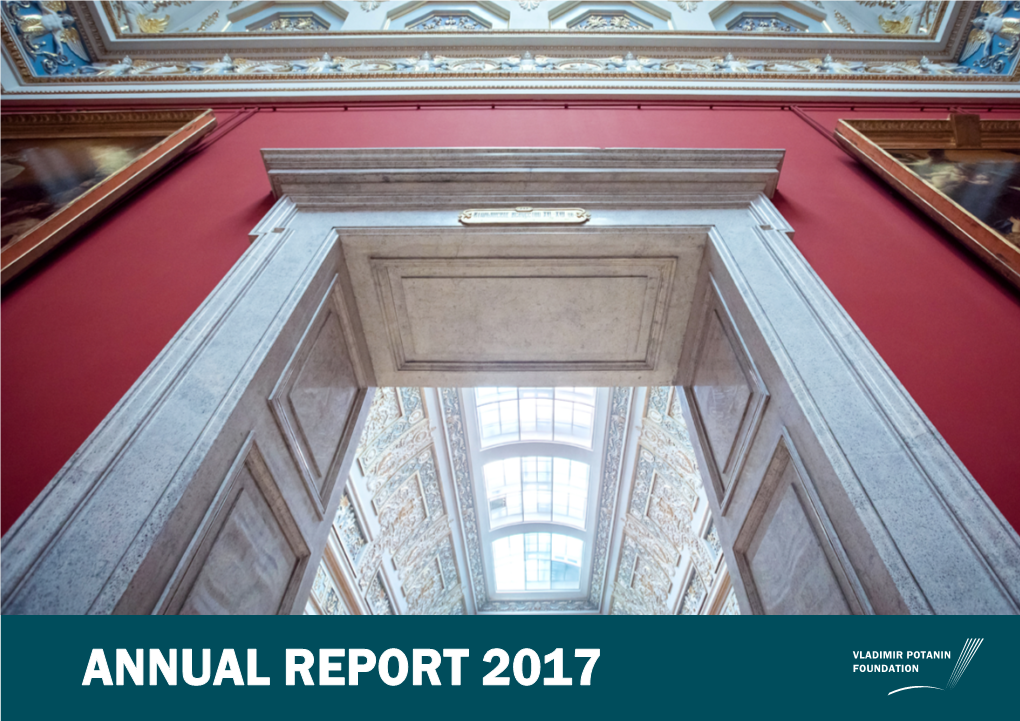 Annual Report 2017 Foundation Contents