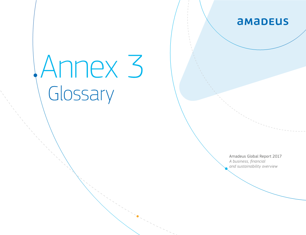 Annex 3 Glossary