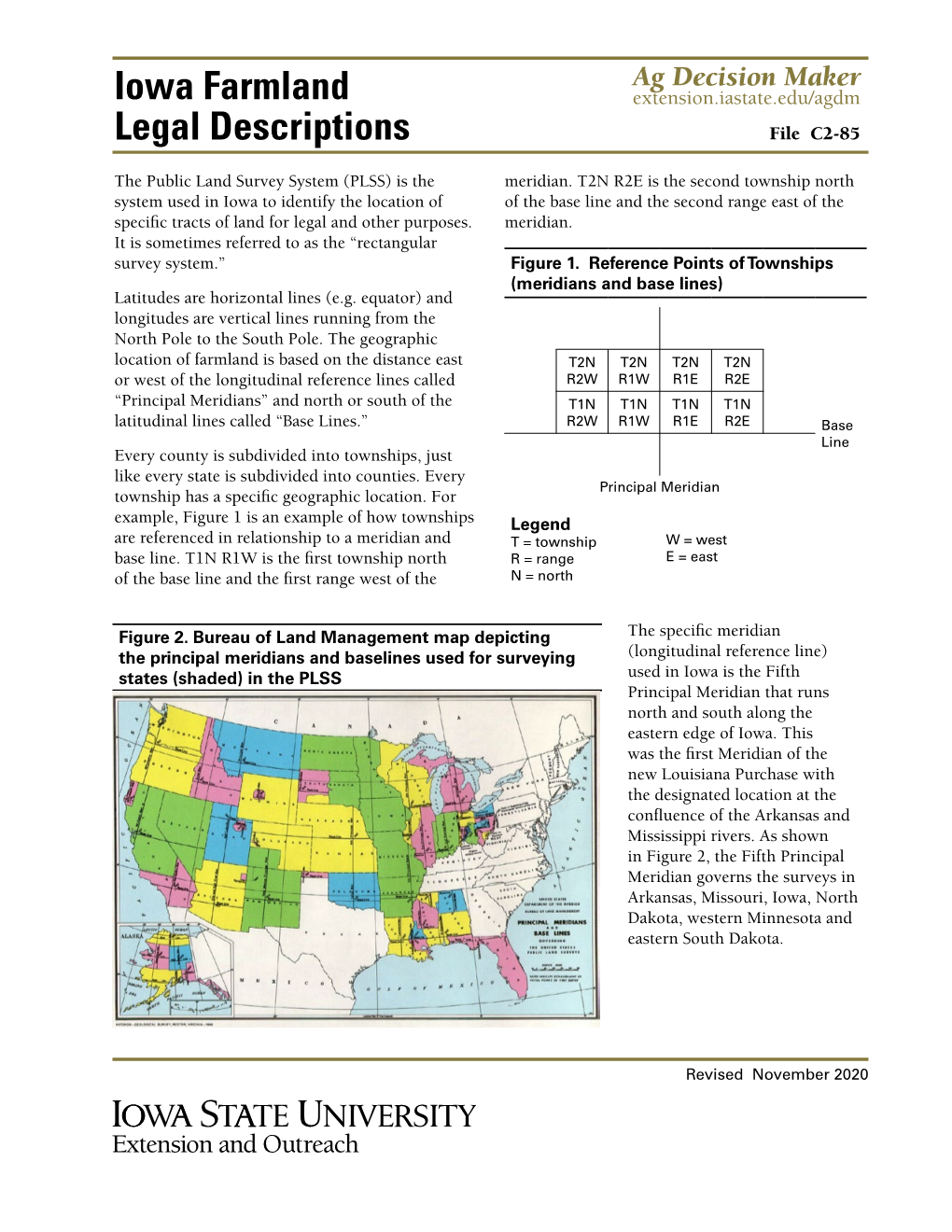 Iowa Farmland Legal Descriptions