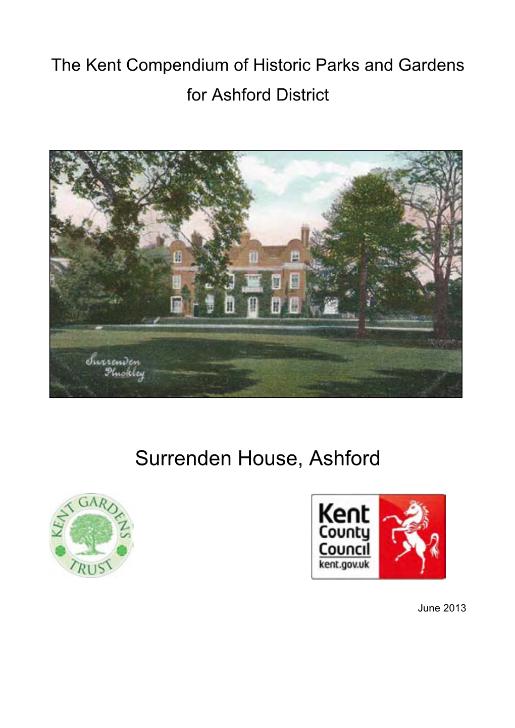 Surrenden House, Ashford