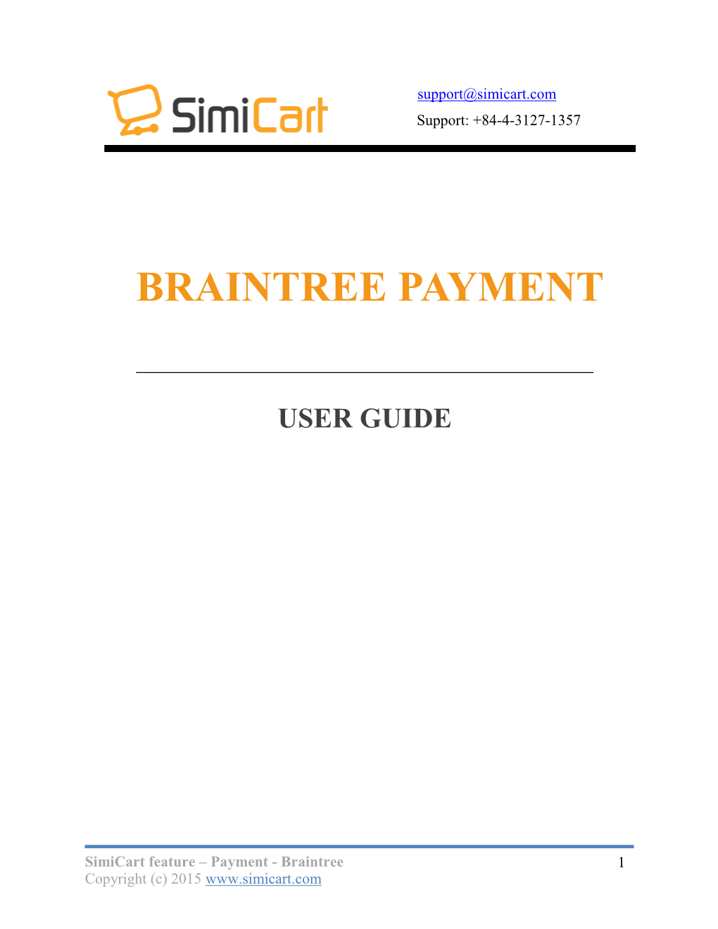 Braintree Payment