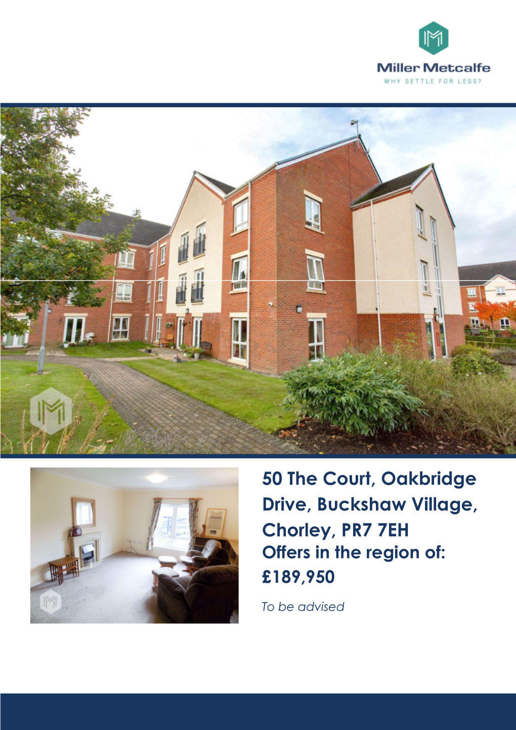 50 the Court, Oakbridge Drive, Buckshaw Village, Chorley, PR7 7EH Offers in the Region Of: £189,950