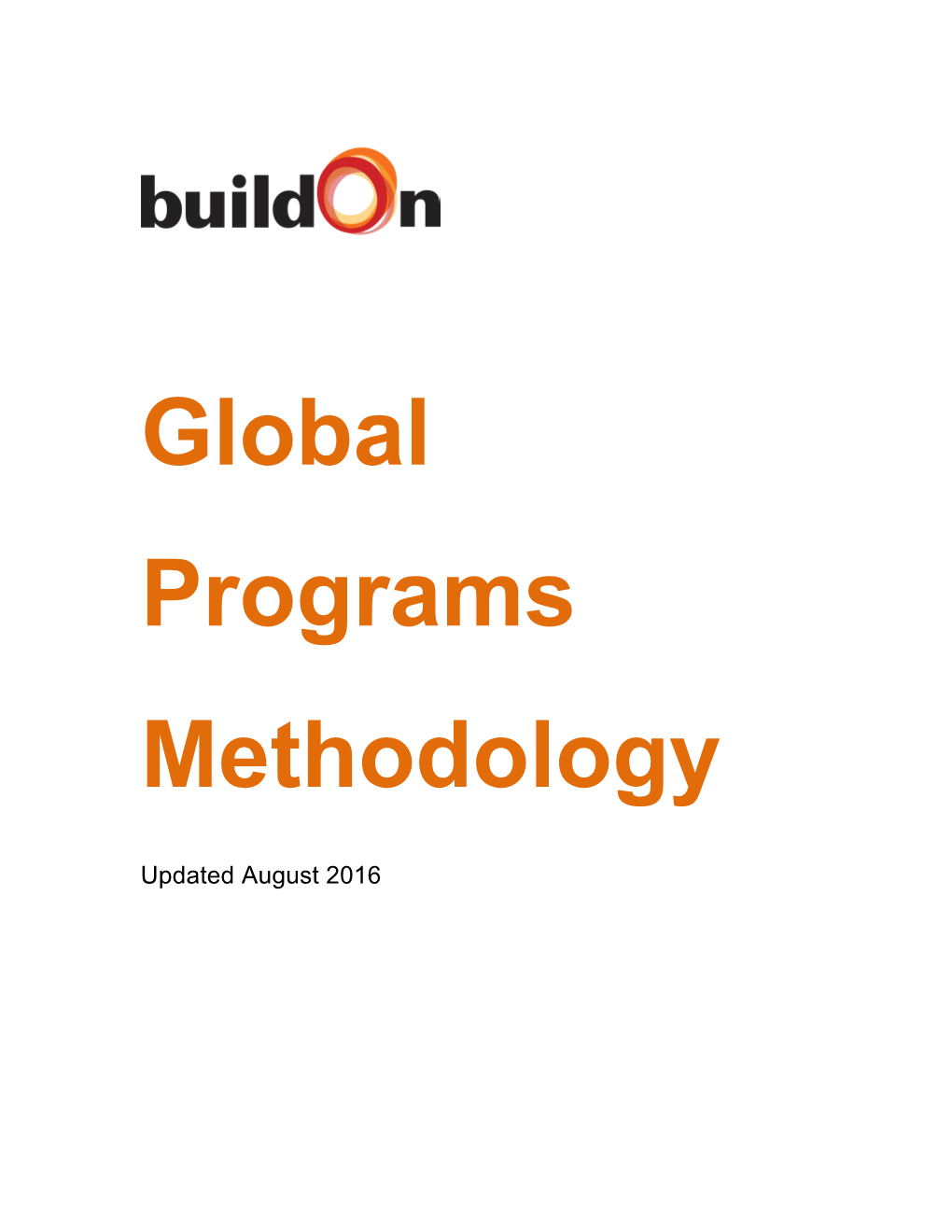 Buildon Global Methodology CLEAN