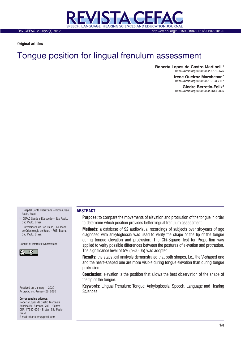 Tongue Position for Lingual Frenulum Assessment