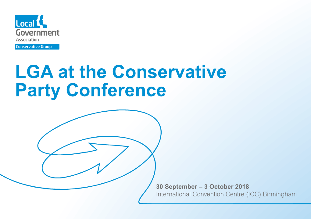 LGA at the Conservative Party Conference 30 September