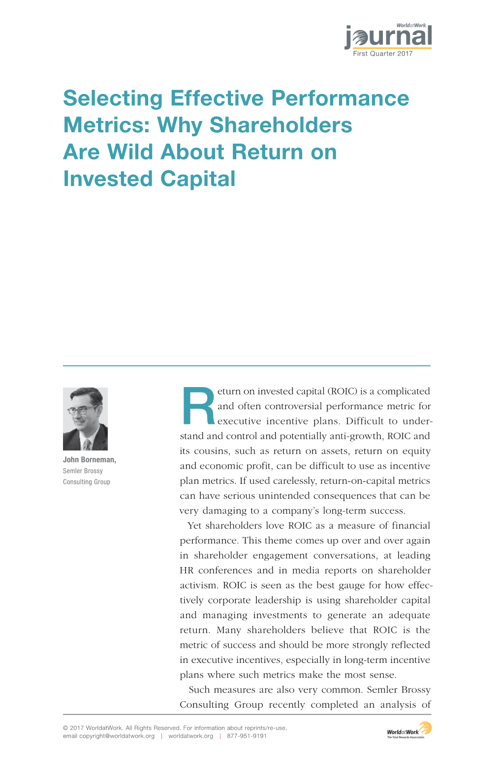 Why Shareholders Are Wild About Return on Invested Capital