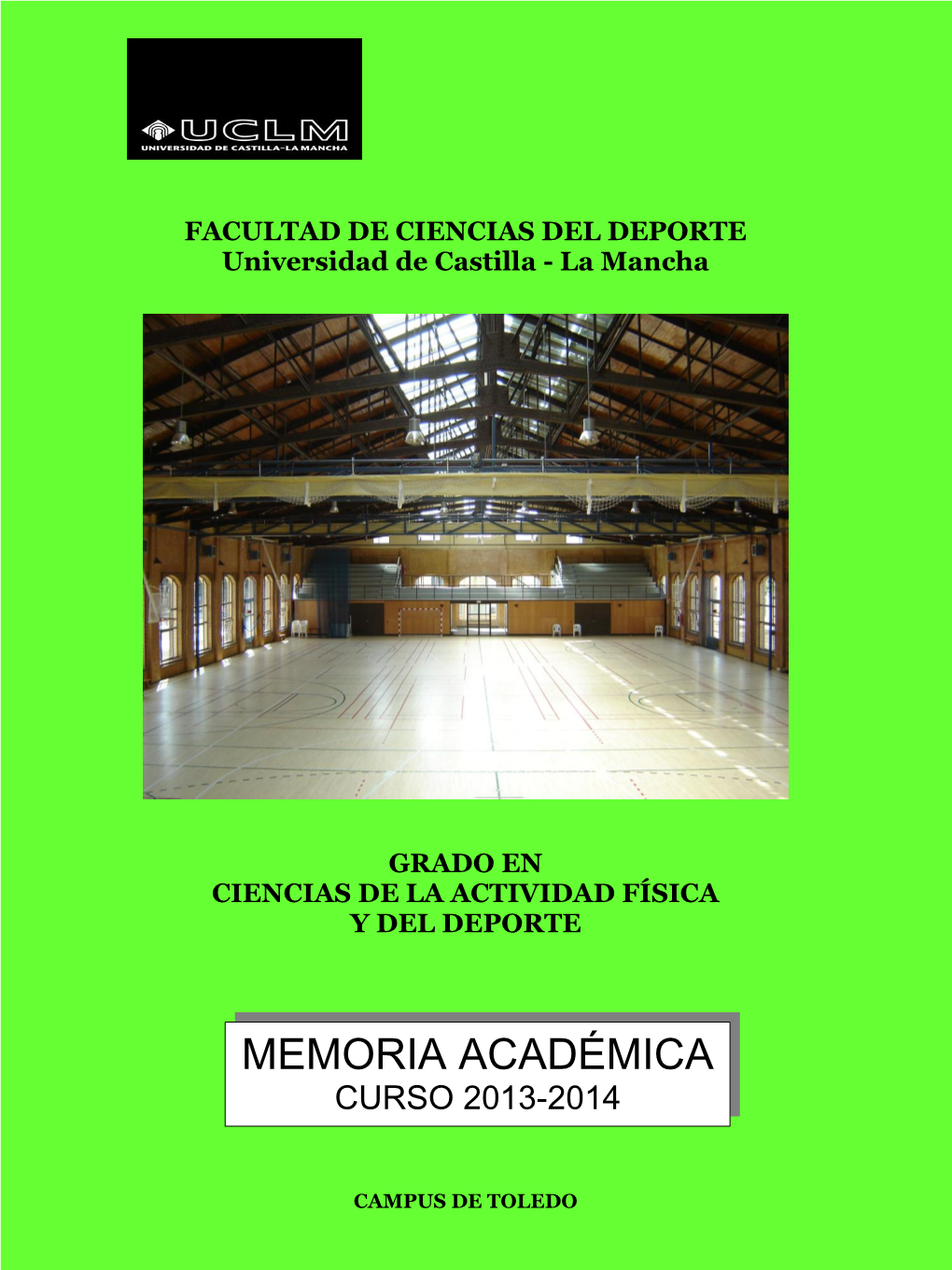 Memoria Académica Curso 2013-2014