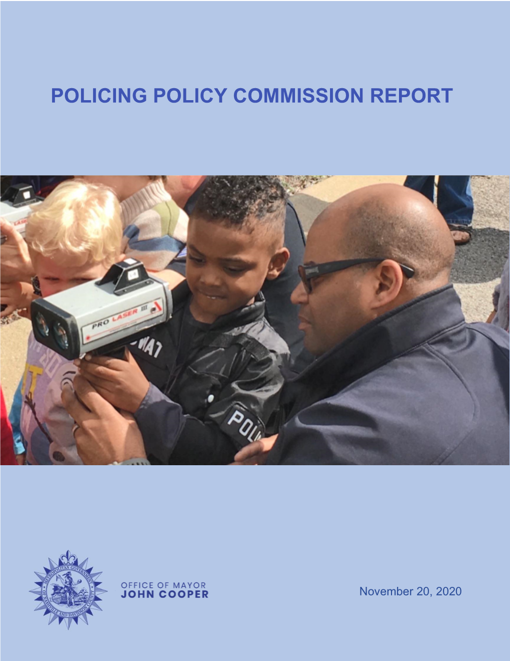 Policing Policy Commission Report 2020