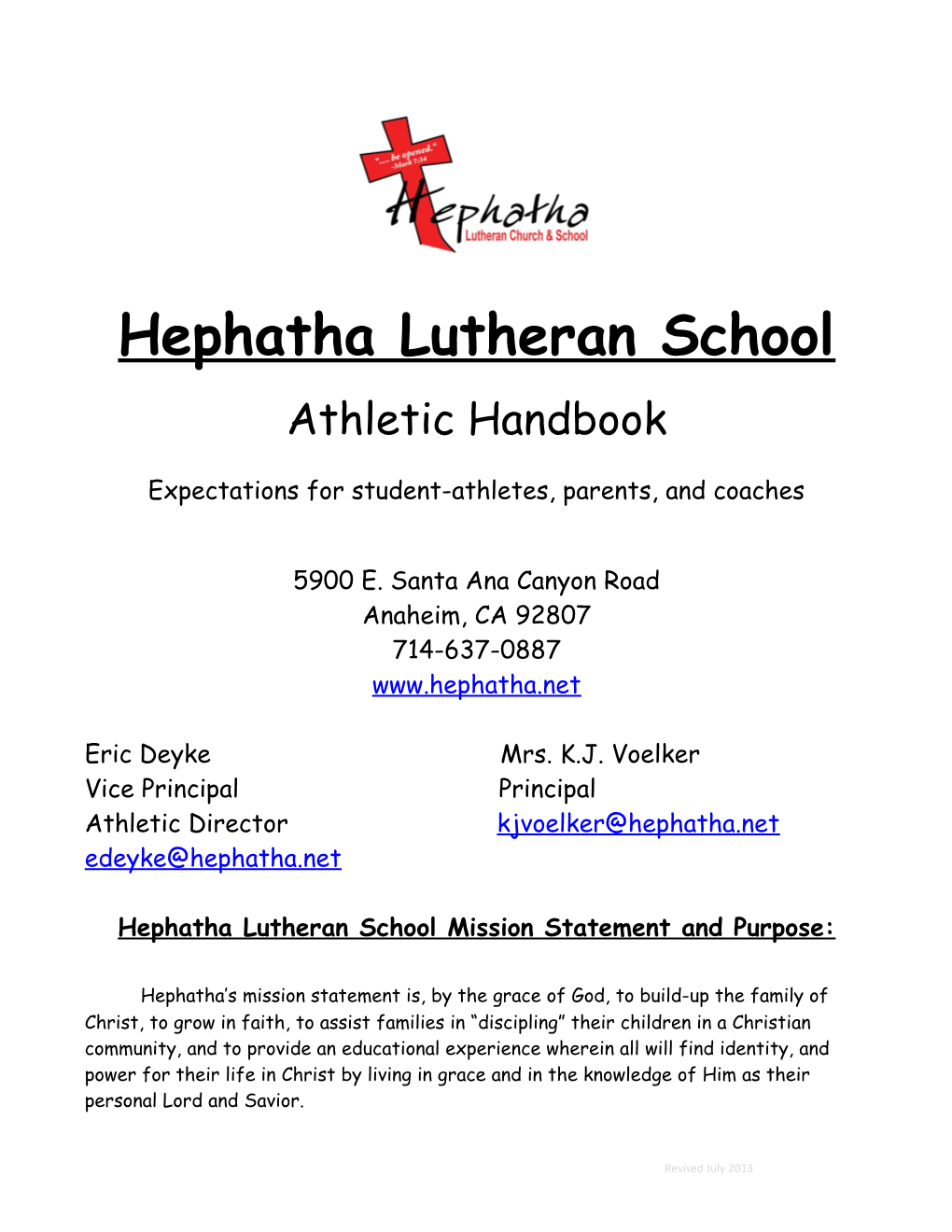 Hephatha Lutheran School