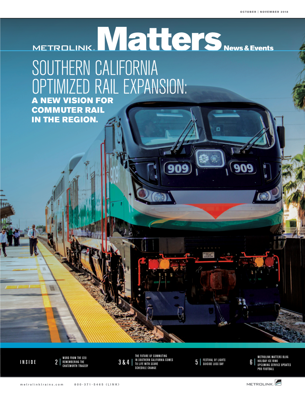 October / November 2018 Metrolink Matters