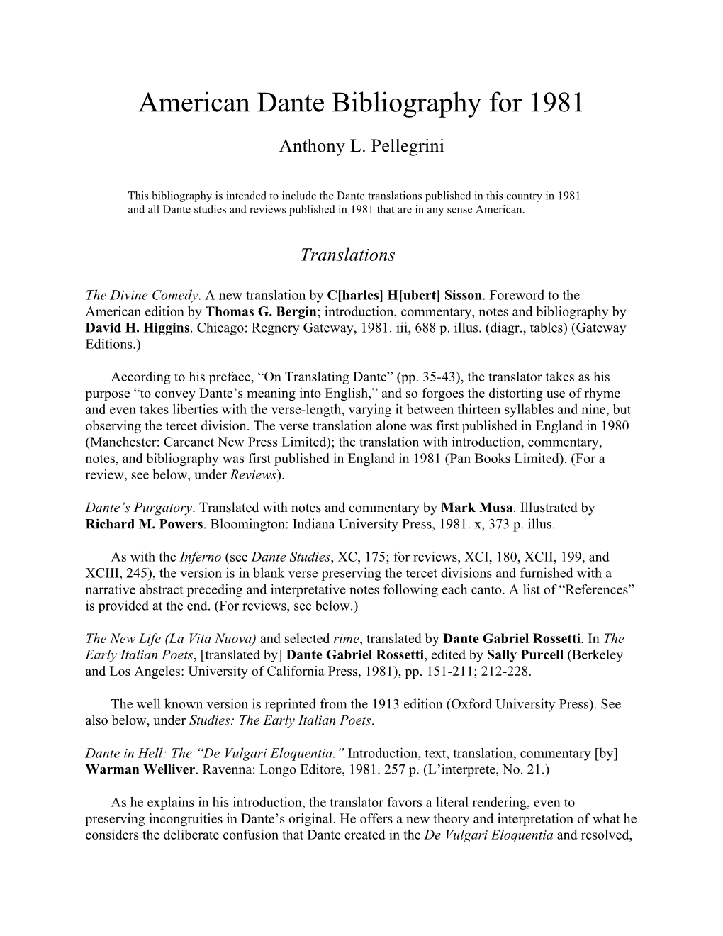 American Dante Bibliography for 1981.Pdf