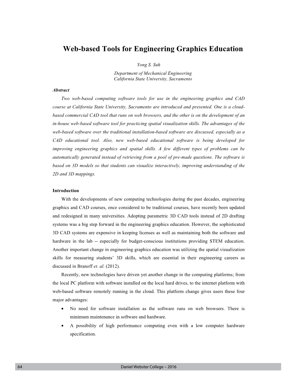 Web-Based Tools for Engineering Graphics Education
