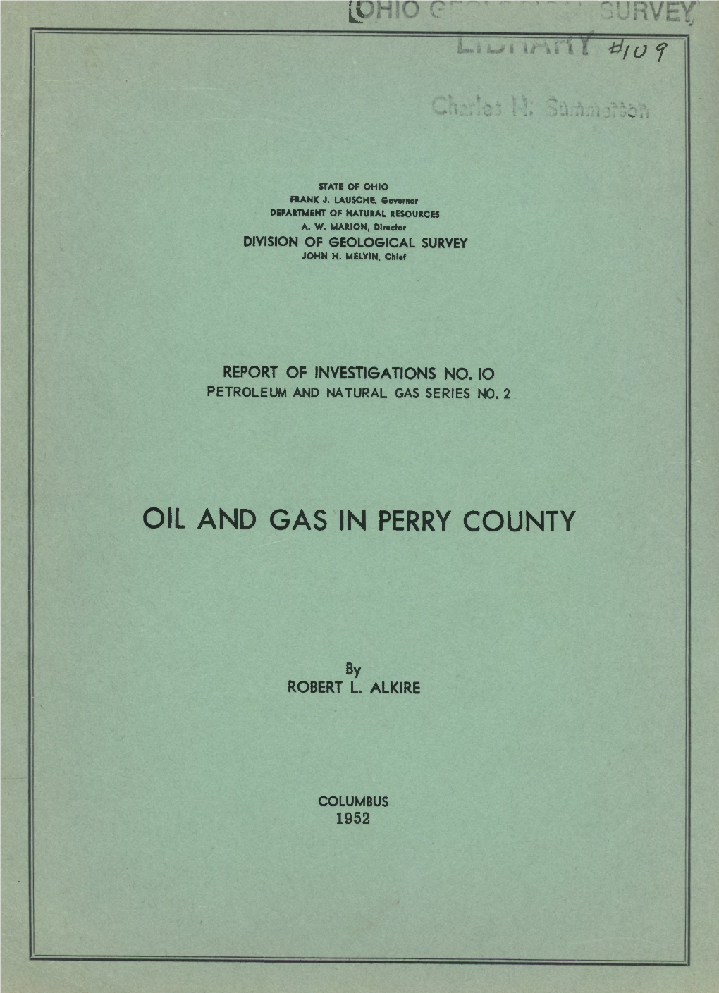 Oil and Gas in Perry County