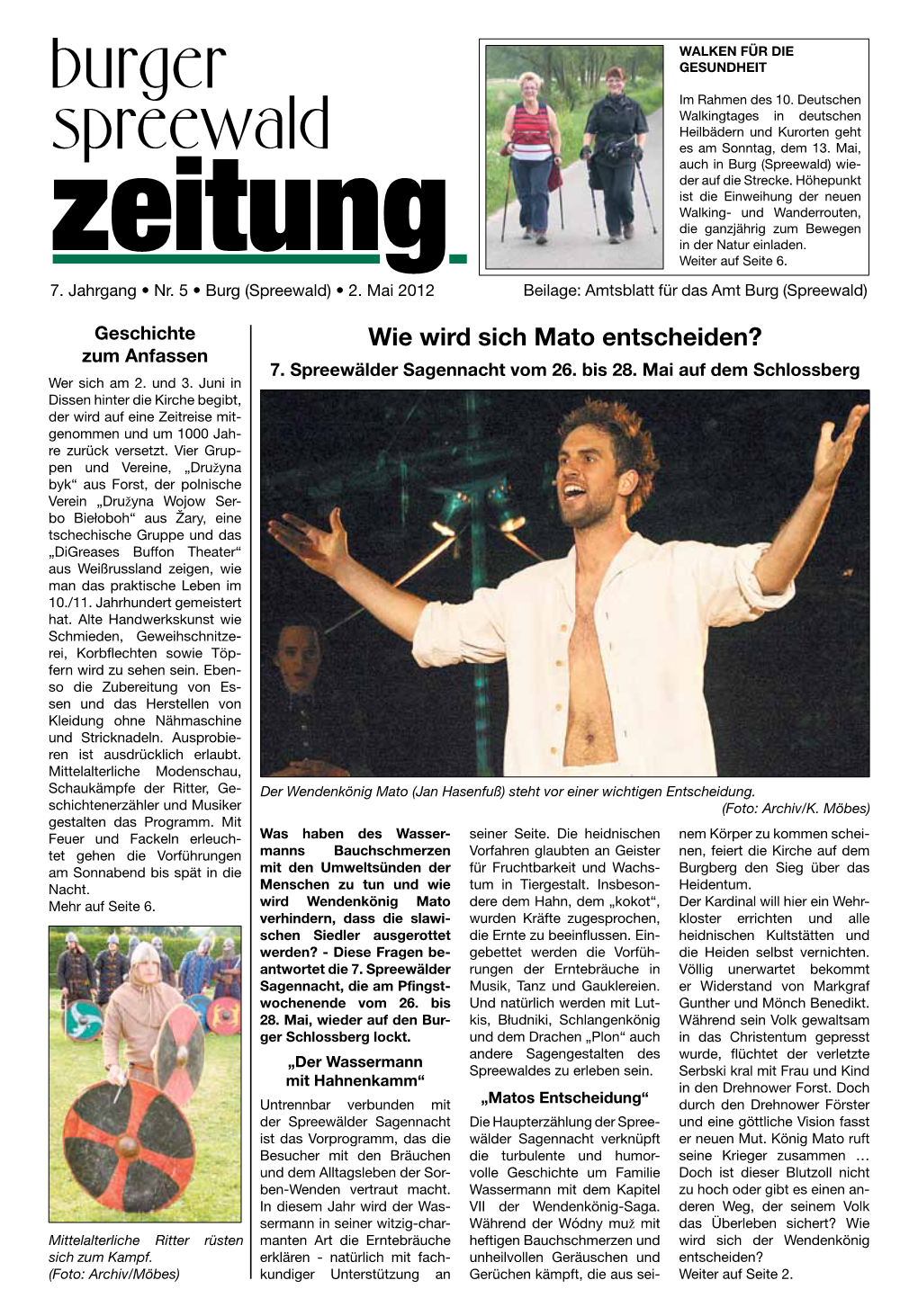 Burger Spreewald-Zeitung Mai 2012