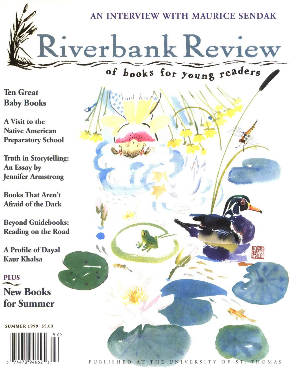 Riverbank Review of Books for Young Readers – Summer 1999