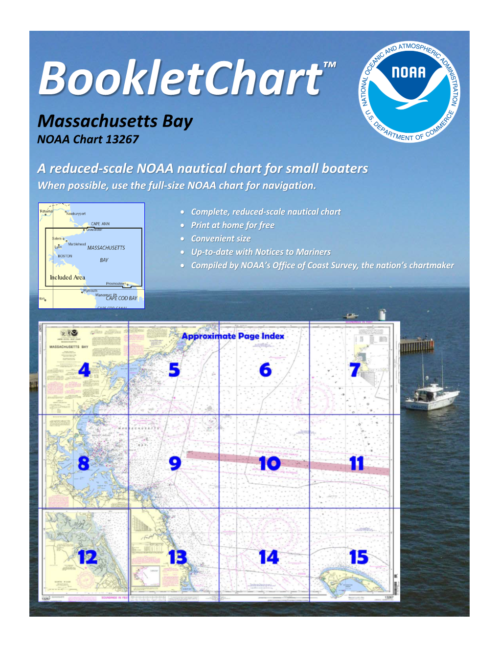 Massachusetts Bay NOAA Chart 13267