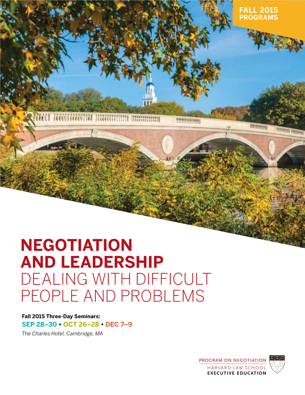 Negotiation and Leadership Dealing with Difficult People and Problems