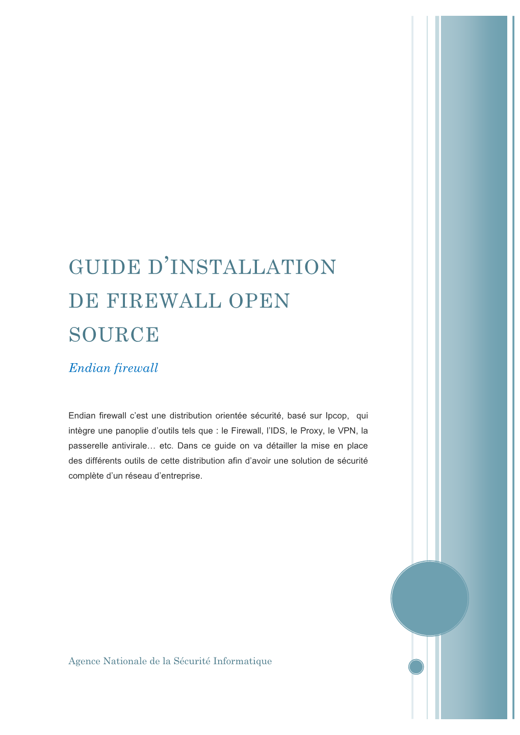 Guide D'installation Des Firewalls Open Source