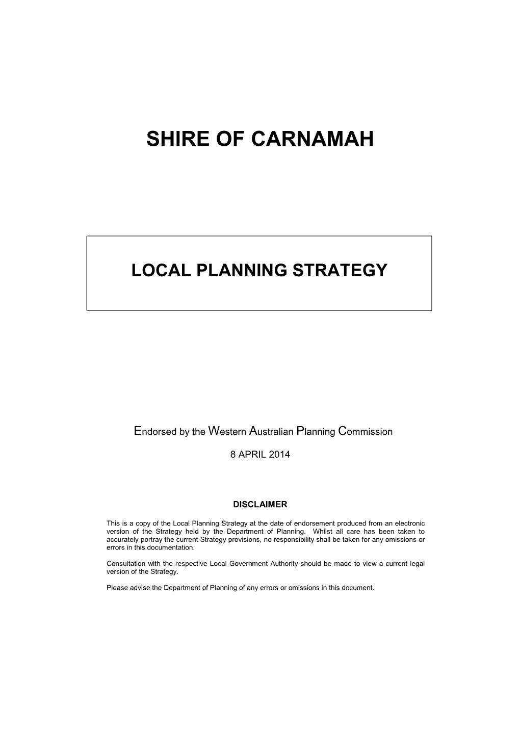 Shire of Carnamah