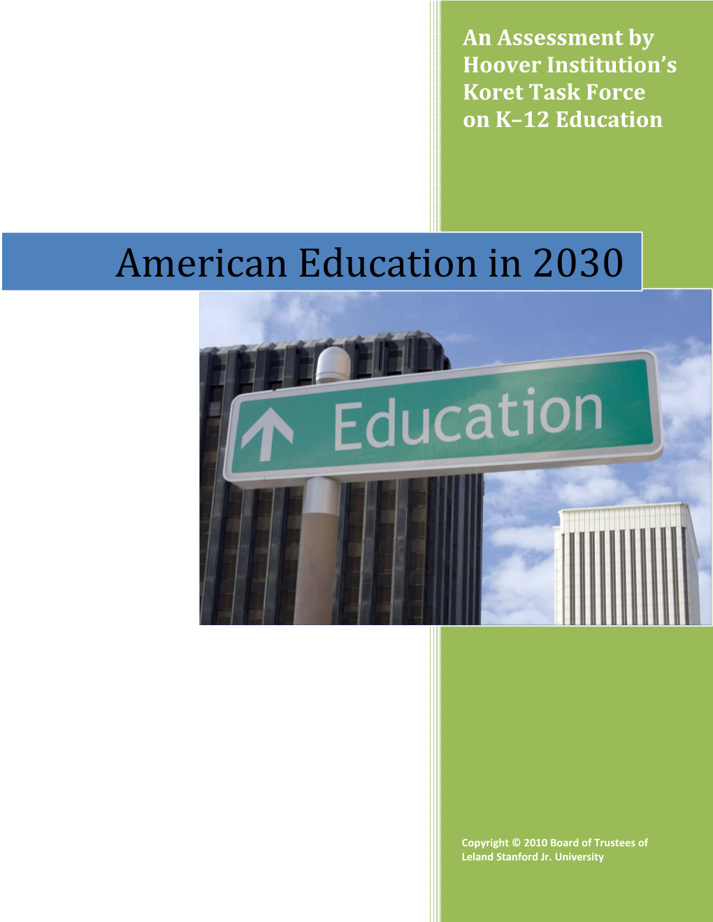 School Choice in America, Circa 2030