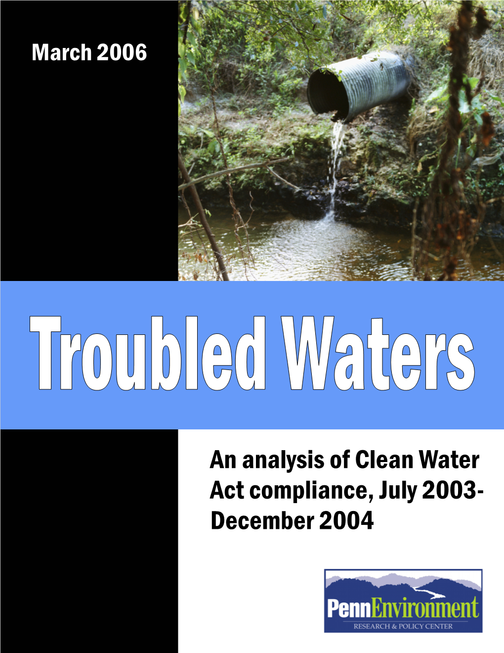 An Analysis of Clean Water Act Compliance, July 2003- December 2004