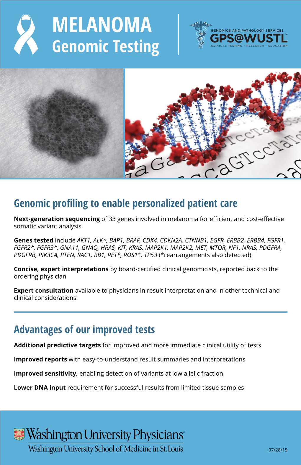 MELANOMA Genomic Testing