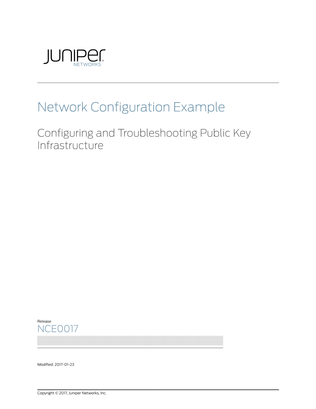 Configuring and Troubleshooting Public Key Infrastructure