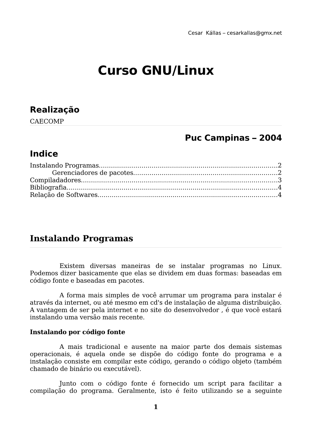 Curso GNU/Linux