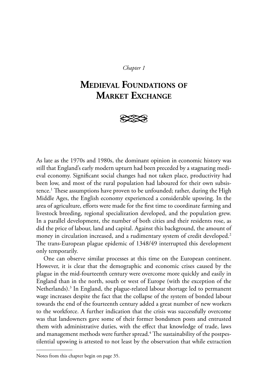 Chapter 1. Medieval Foundations of Market Exchange