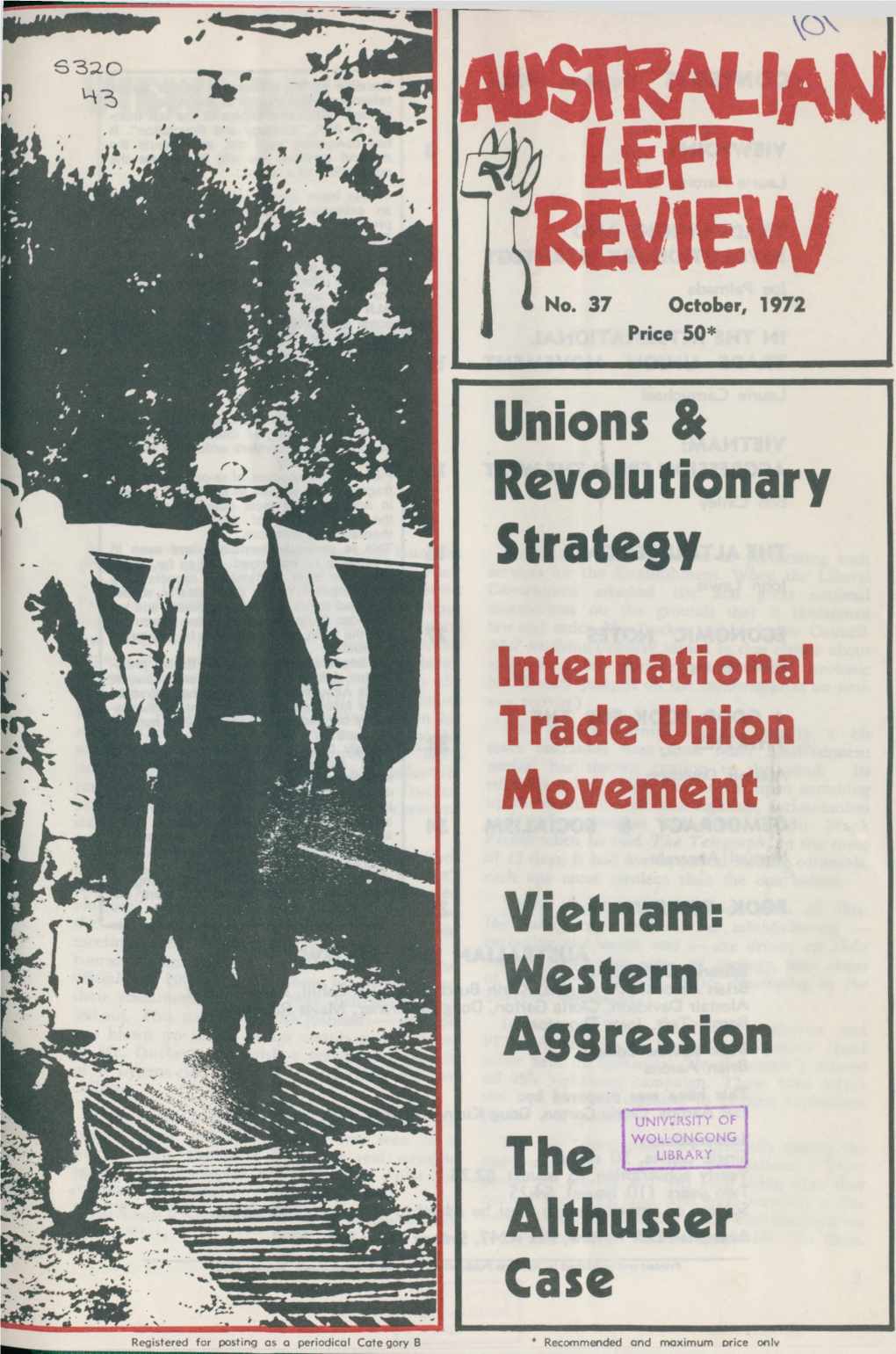 Australian Left Review No.37 October 1972