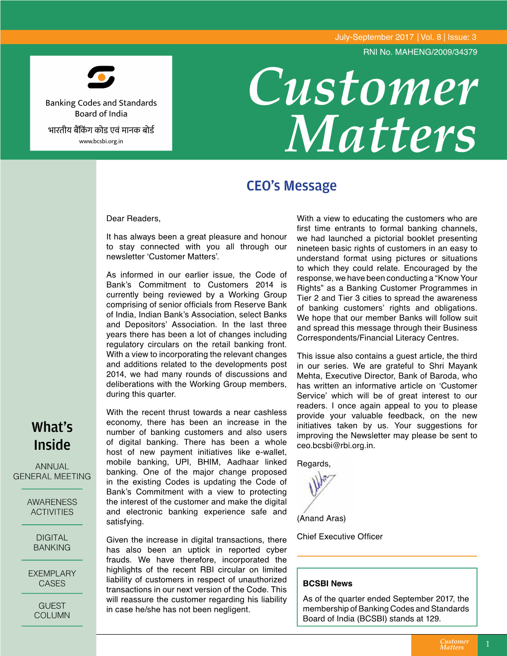 Customer Matters’