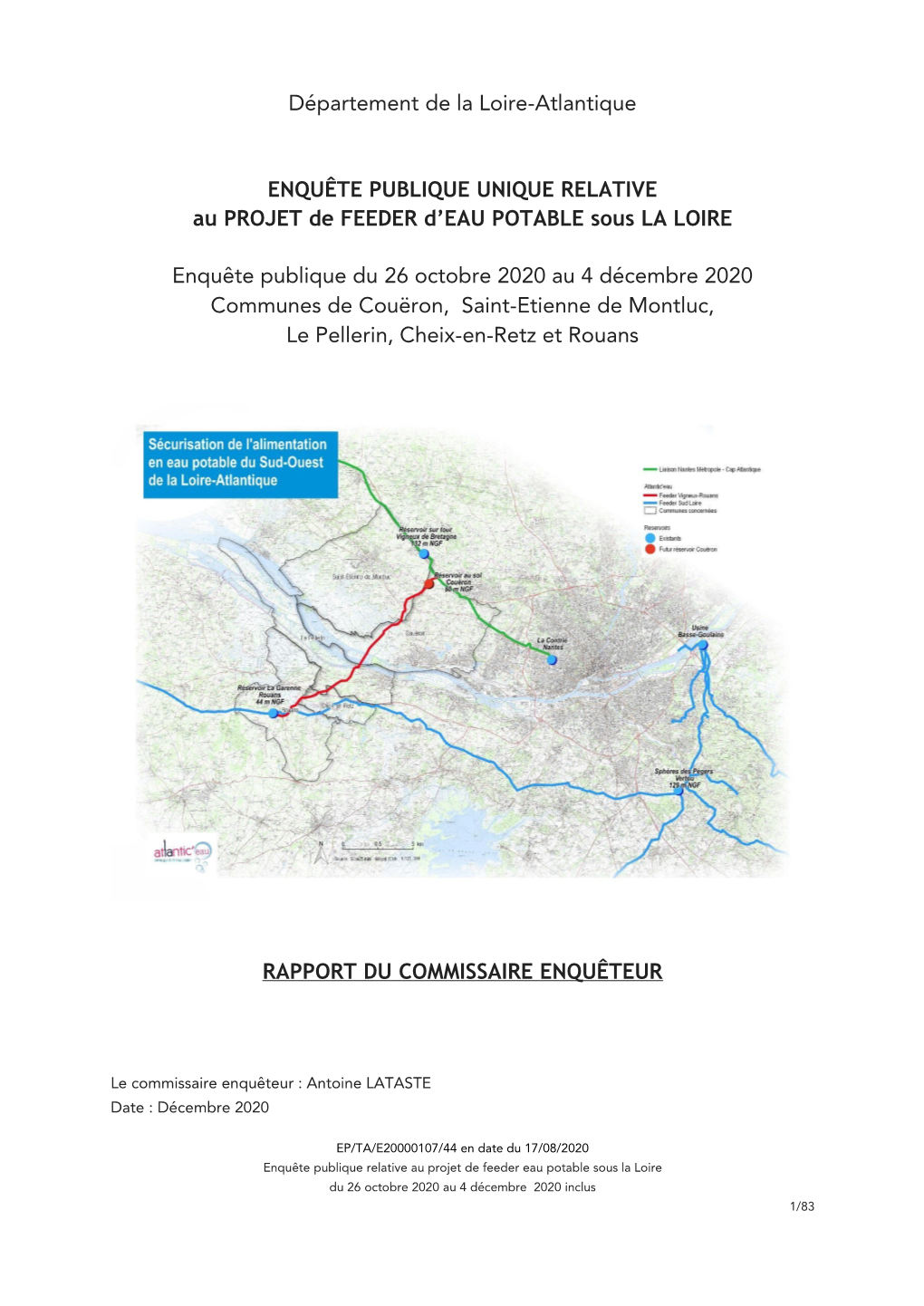 Rapport Du Commissaire Enquêteur FEEDER