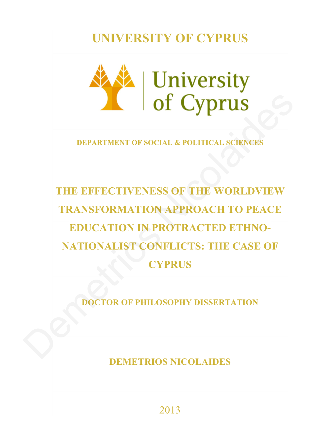 University of Cyprus