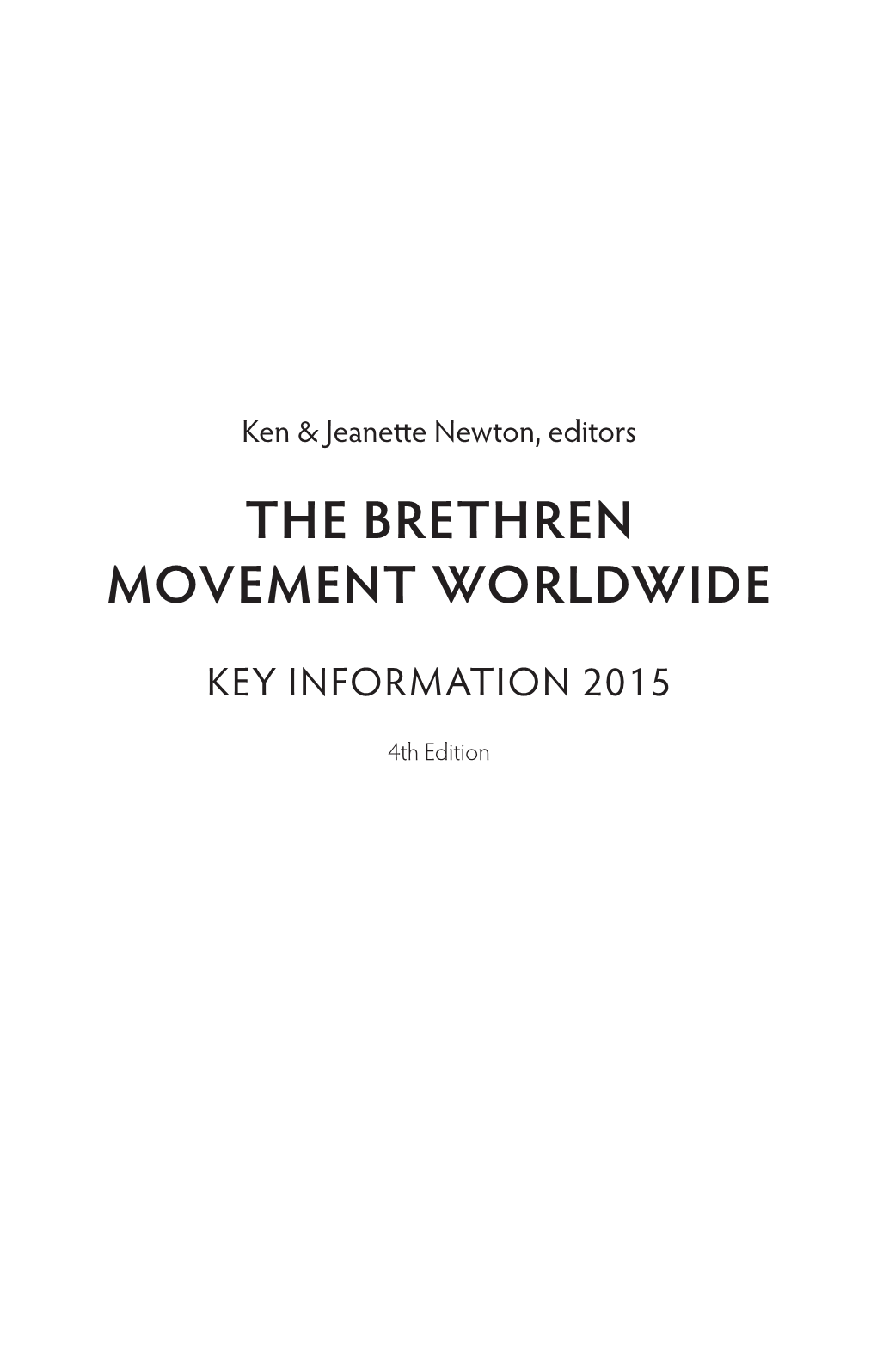 The Brethren Movement Worldwide