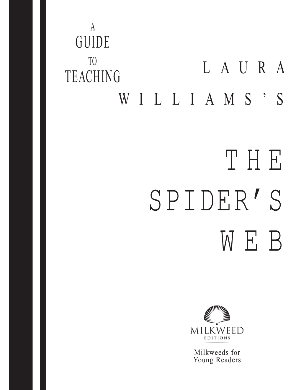 Spider's Web TG Cover/Letter