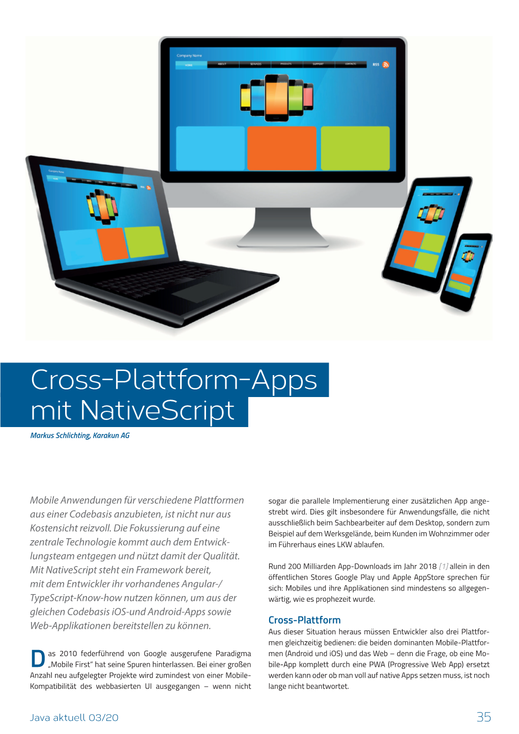 Cross-Plattform-Apps Mit Nativescript Markus Schlichting, Karakun AG