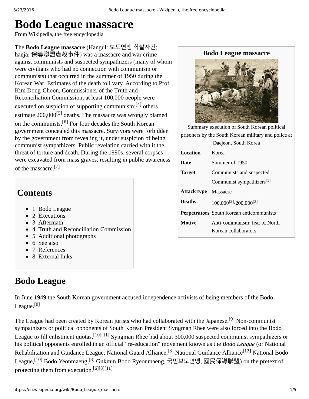 Bodo League Massacre - Wikipedia, the Free Encyclopedia Bodo League Massacre from Wikipedia, the Free Encyclopedia