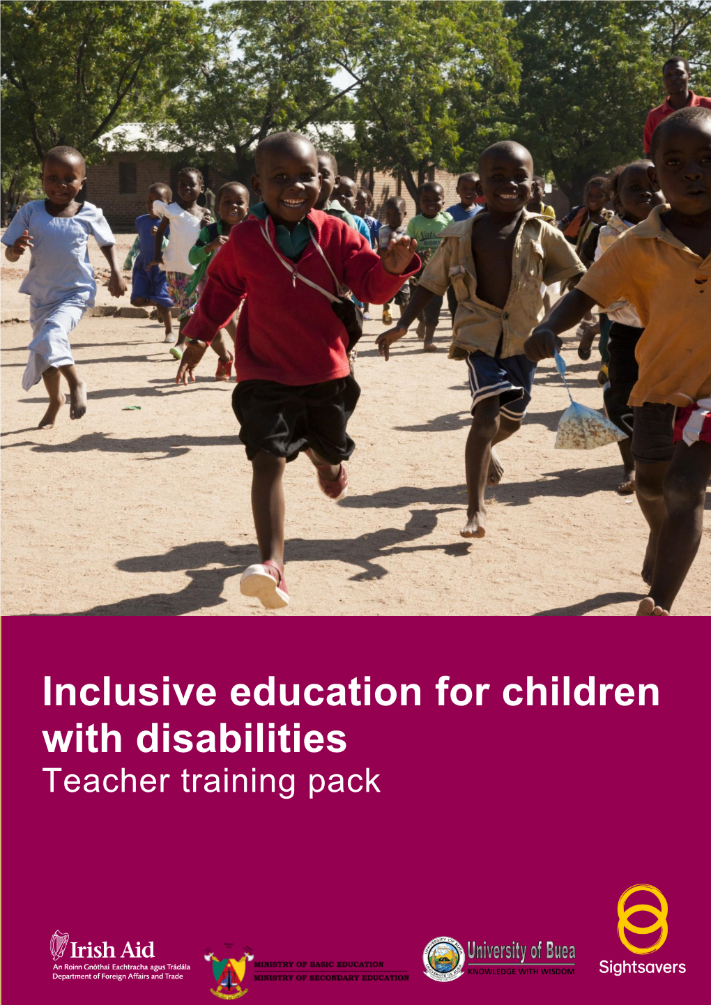 Inclusive Education for Children with Disabilities Teacher Training Pack