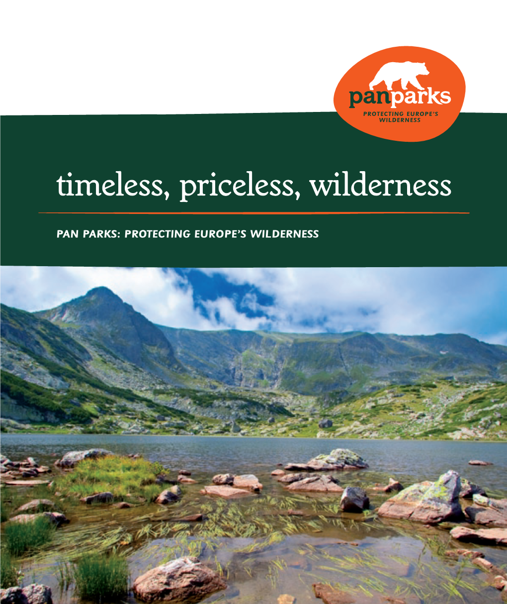 Timeless, Priceless, Wilderness