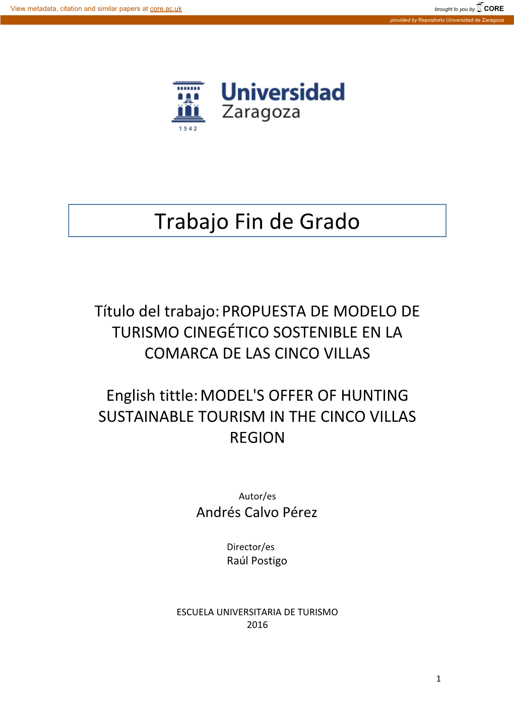 Trabajo Fin De Grado