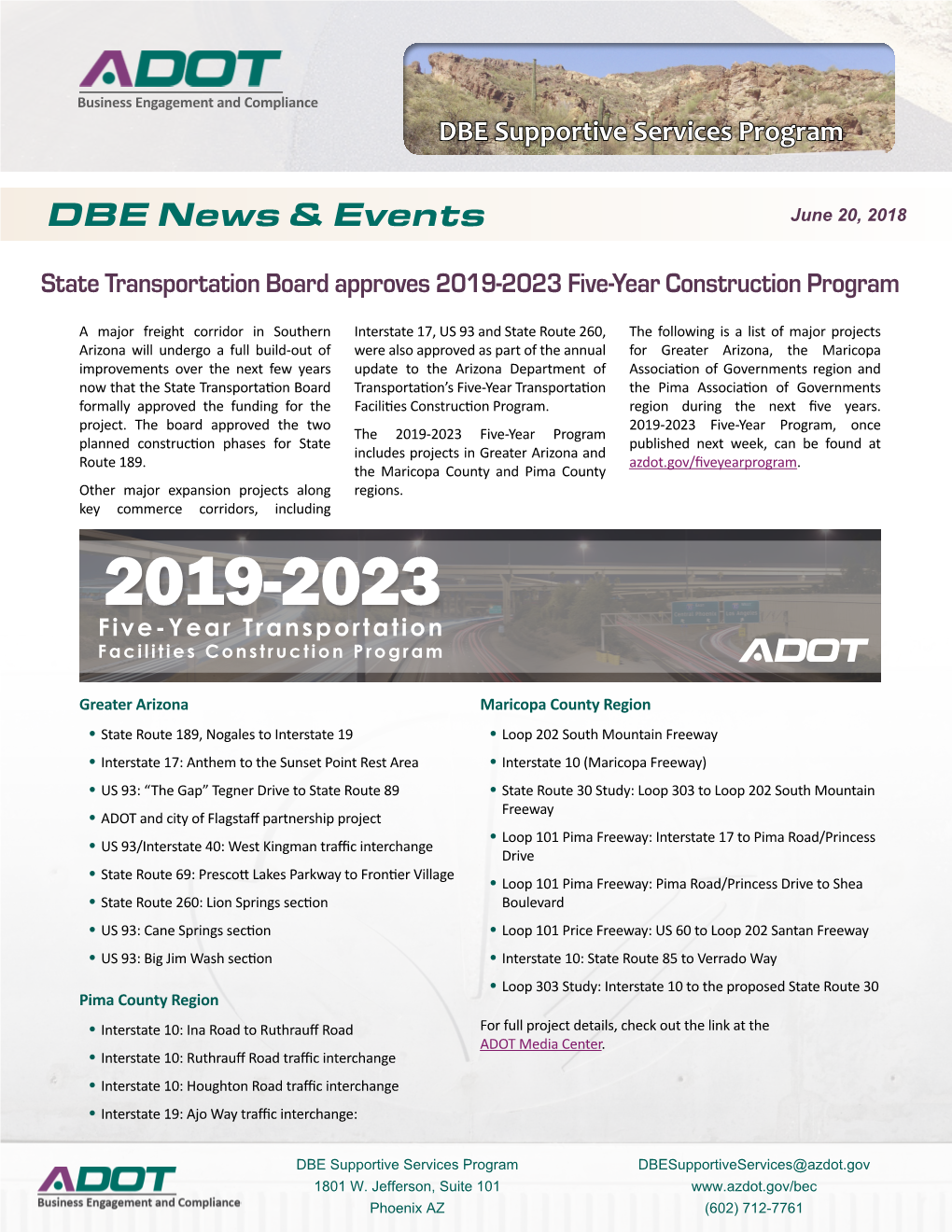 DBE News & Events