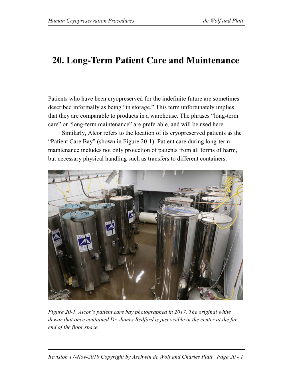 20. Long-Term Patient Care and Maintenance