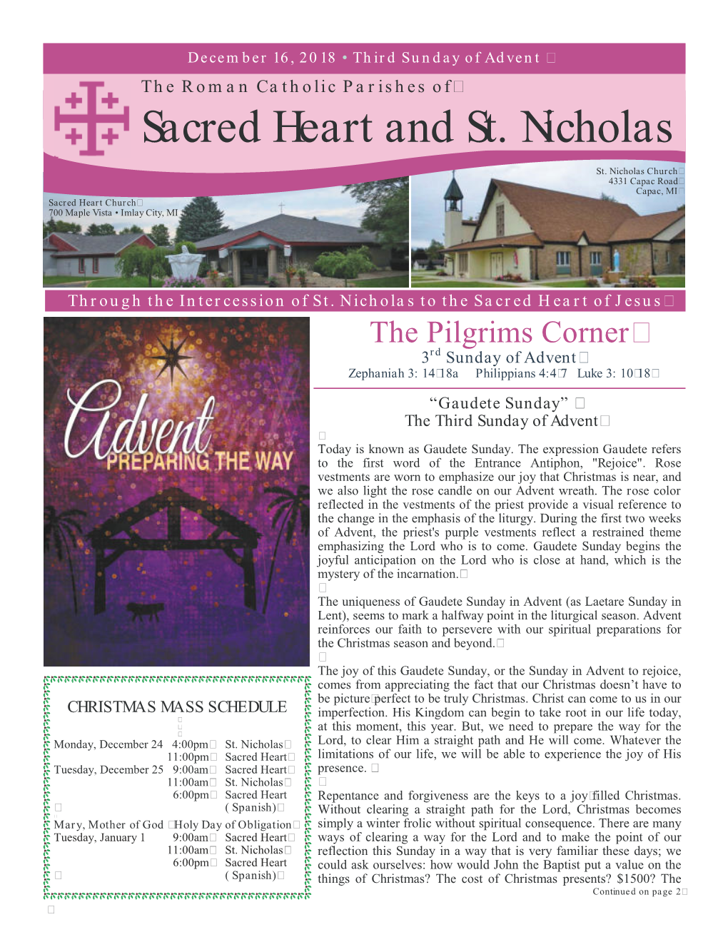 Sacred Heart and St. Nicholas