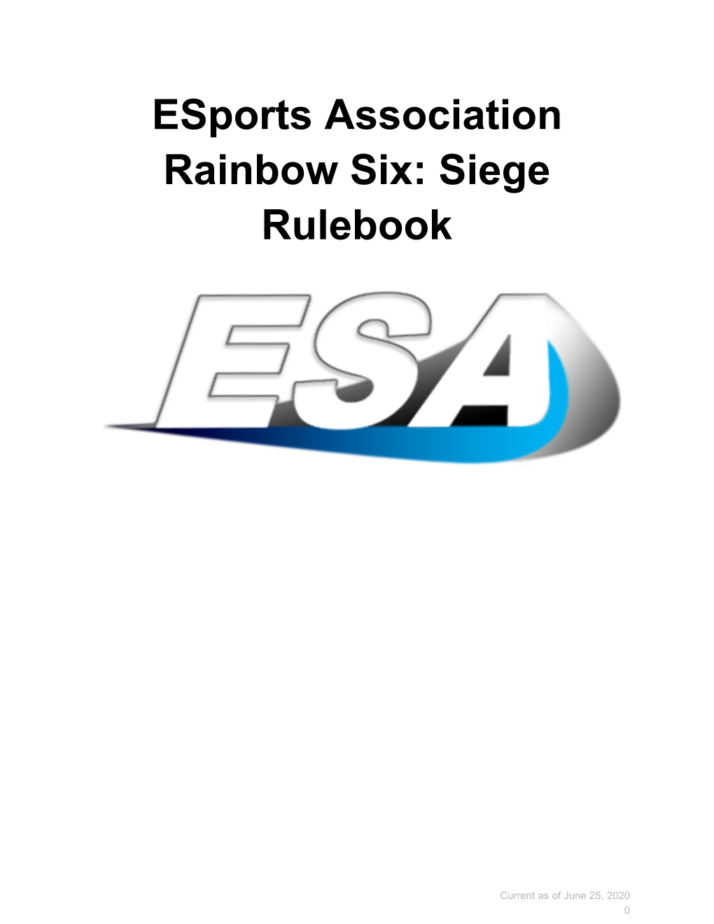 Siege Rulebook