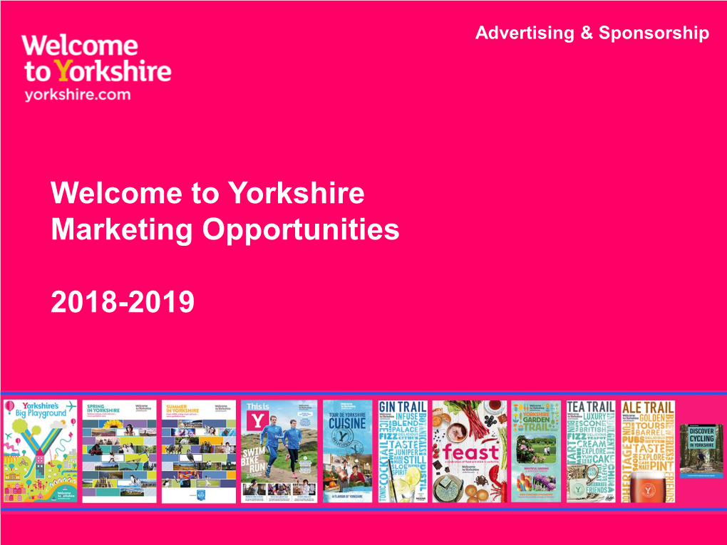 Yorkshire Marketing Opportunities